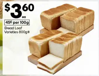 Woolworths Bread Loaf Varieties offer