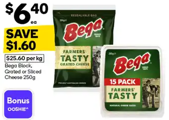 Woolworths Bega Farmers' Tasty Grated Cheese offer