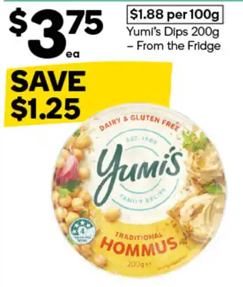 Woolworths Yumi's Traditional Hummus offer