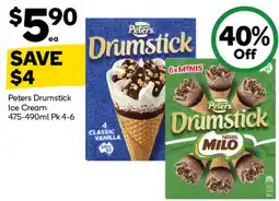 Woolworths Peters Drumstick Ice Cream offer