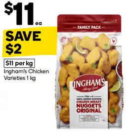 Woolworths Ingham's Chicken Varieties offer