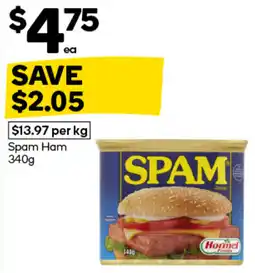 Woolworths Spam Ham offer