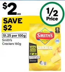 Woolworths Smith's Crackers offer