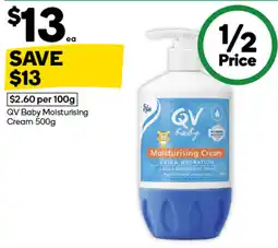 Woolworths QV Baby Moisturising Cream offer