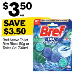 Woolworths Bref Active Toilet Rim Block offer