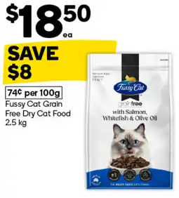 Woolworths Fussy Cat Grain Free Dry Cat Food offer