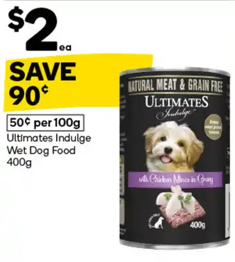 Woolworths Ultimates Indulge Wet Dog Food offer