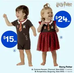 Woolworths Harry Potter Costume Romper offer