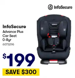 Woolworths InfaSecure Advance Plus Car Seat offer