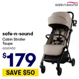 Woolworths safe-n-sound Cabin Stroller Taupe offer
