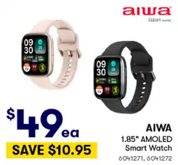 Woolworths Aiwa 1.85" AMOLED Smart Watch offer