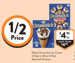 Foodworks Peters Drumstick Ice Cream offer
