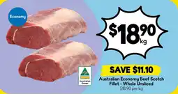 Drakes Australian Economy Beef Scotch Fillet offer