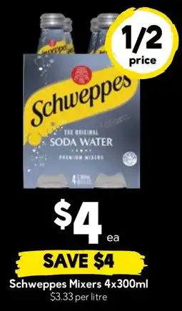 Drakes Schweppes Mixers offer