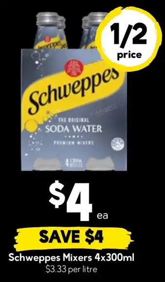 Drakes Schweppes Mixers offer