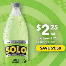 Ritchies Solo Lime offer
