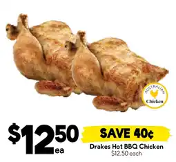Drakes Drakes Hot BBQ Chicken offer