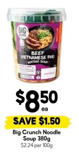 Drakes Big Crunch Noodle Soup offer