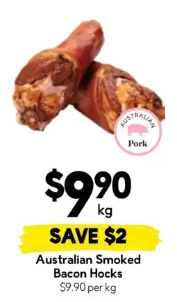 Drakes Australian Smoked Bacon Hocks offer