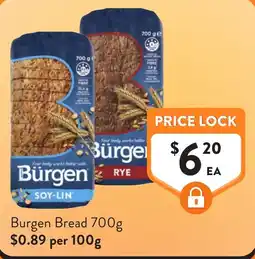 Foodworks Bürgen Bread offer