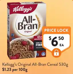 Foodworks Kellogg's Original All-Bran Cereal offer