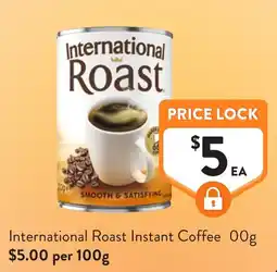 Foodworks International Roast Instant Coffee offer