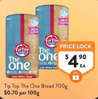 Foodworks Tip Top The One Bread offer