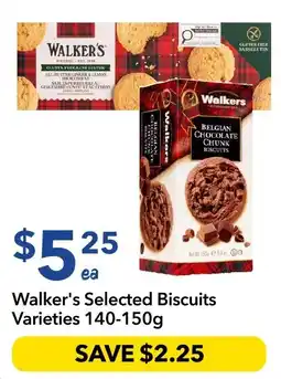 Ritchies Walker's Selected Biscuits Varieties offer