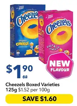 Ritchies Cheezels Boxed Varieties offer