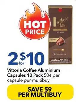 Ritchies Vittoria Coffee Aluminium Capsules offer