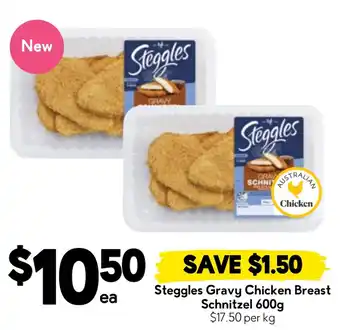 Drakes Steggles Gravy Chicken Breast Schnitzel offer