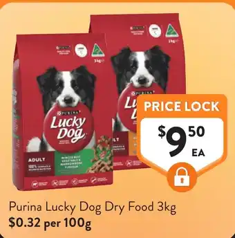 Foodworks Purina Lucky Dog Dry Food offer