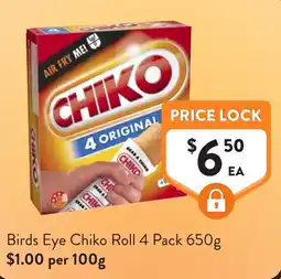 Foodworks Birds Eye Chiko Roll offer