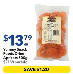 Ritchies Yummy Snack Foods Dried Apricots offer
