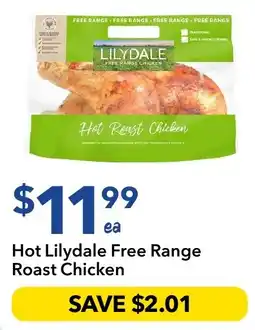 Ritchies Hot Lilydale Free Range Roast Chicken offer