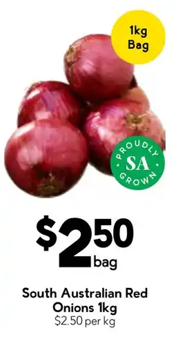 Drakes South Australian Red Onions offer