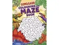 Lake Press Colouring and Mazes Activity Book Dinosaurs