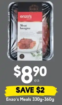 Drakes Enzo's Meat lasagna offer