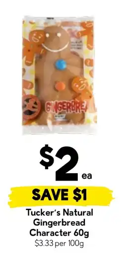 Drakes Tucker's Natural Gingerbread Character offer