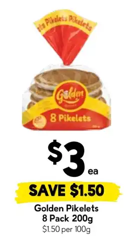 Drakes Golden Pikelets offer