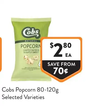 Foodworks Cobs Popcorn offer