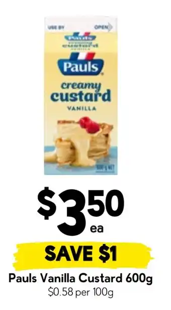 Drakes Pauls Vanilla Custard offer