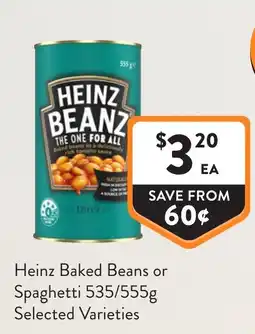 Foodworks Heinz Baked Beans offer