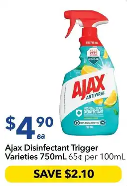 Ritchies Ajax Disinfectant Trigger Varieties offer