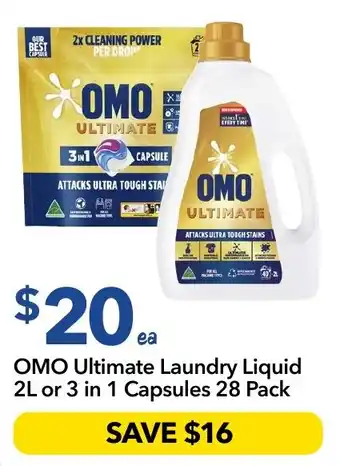 Ritchies OMO Ultimate Laundry Liquid offer
