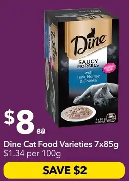 Ritchies Dine Cat Food Varieties offer