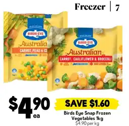 Drakes Birds Eye Snap Frozen Vegetables offer
