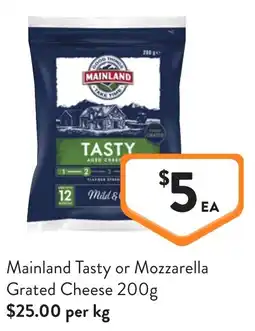 Foodworks Mainland Tasty Grated Cheese offer