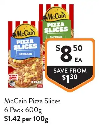 Foodworks McCain Pizza Slices offer