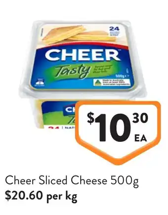 Foodworks Cheer Sliced Cheese offer
